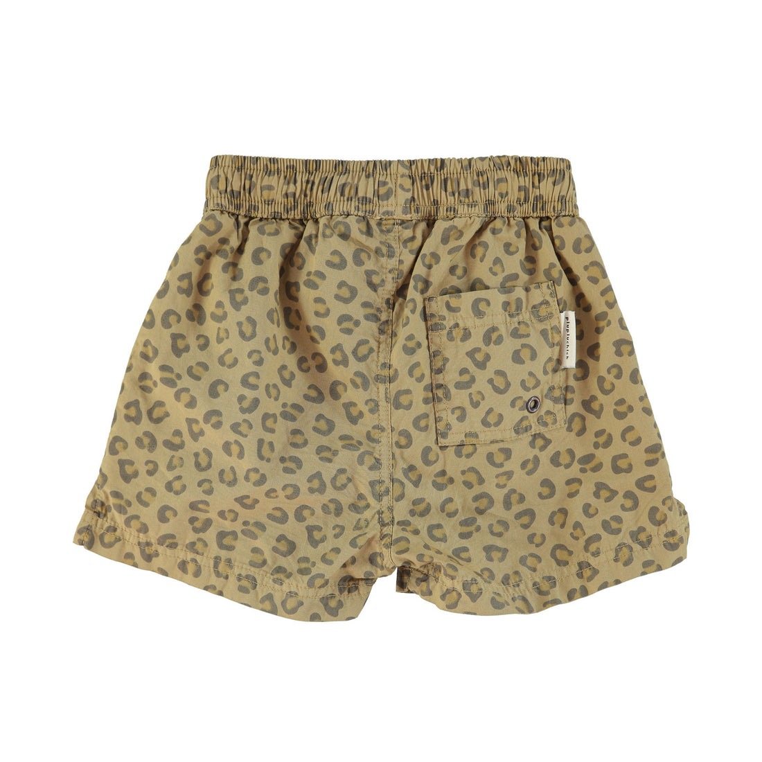 Piupiuchick Khaki Annimal Print Swim Shorts