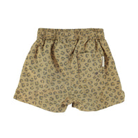 Piupiuchick Khaki Annimal Print Swim Shorts