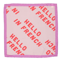 Piupiuchick Hello In  French AO Silky Bandana