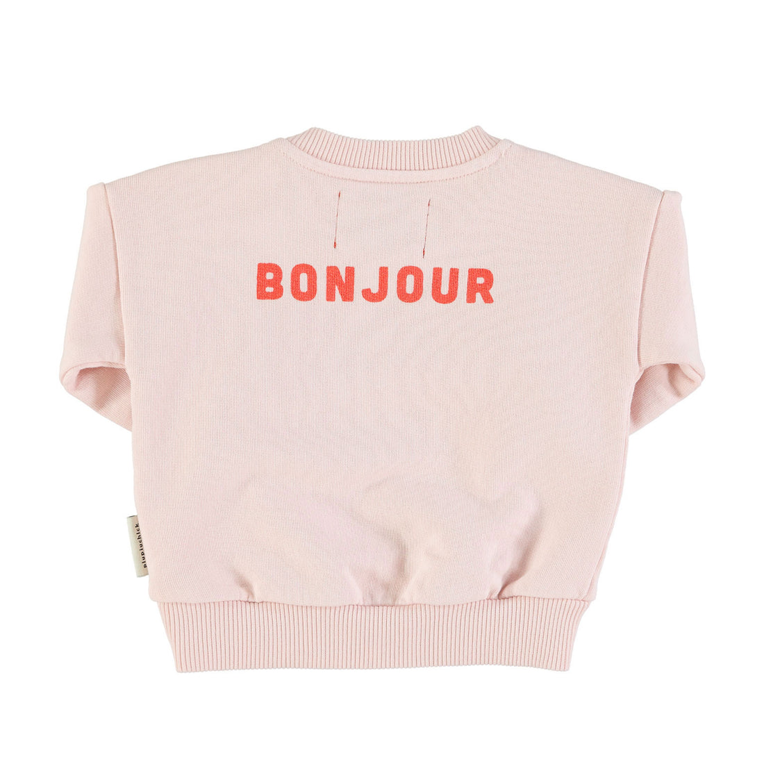 Piupiuchick Pink Hello In French Sweatshirt