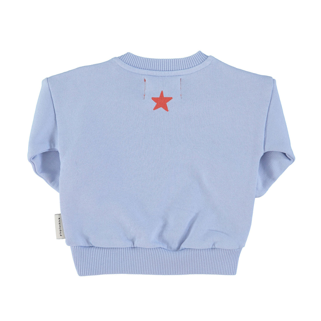 Piupiuchick Light Blue Sea Print Sweatshirt