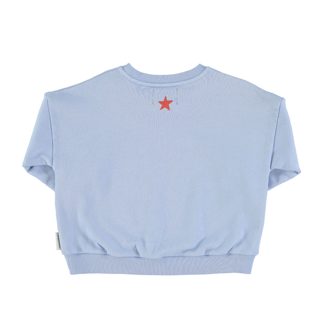 Piupiuchick Light Blue Sea Print Sweatshirt