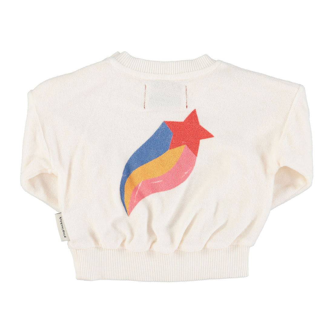 Piupiuchick Ecru Star Print Sweatshirt