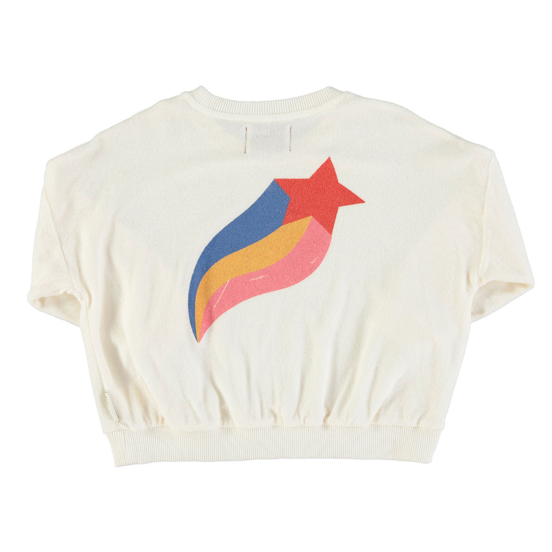 Piupiuchick Ecru Star Print Sweatshirt