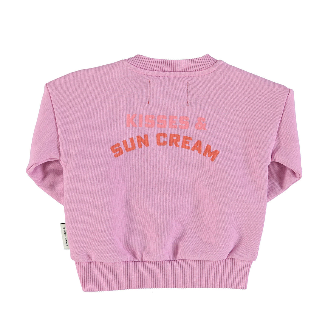 Piupiuchick Lavender Printed Lips Sweatshirt