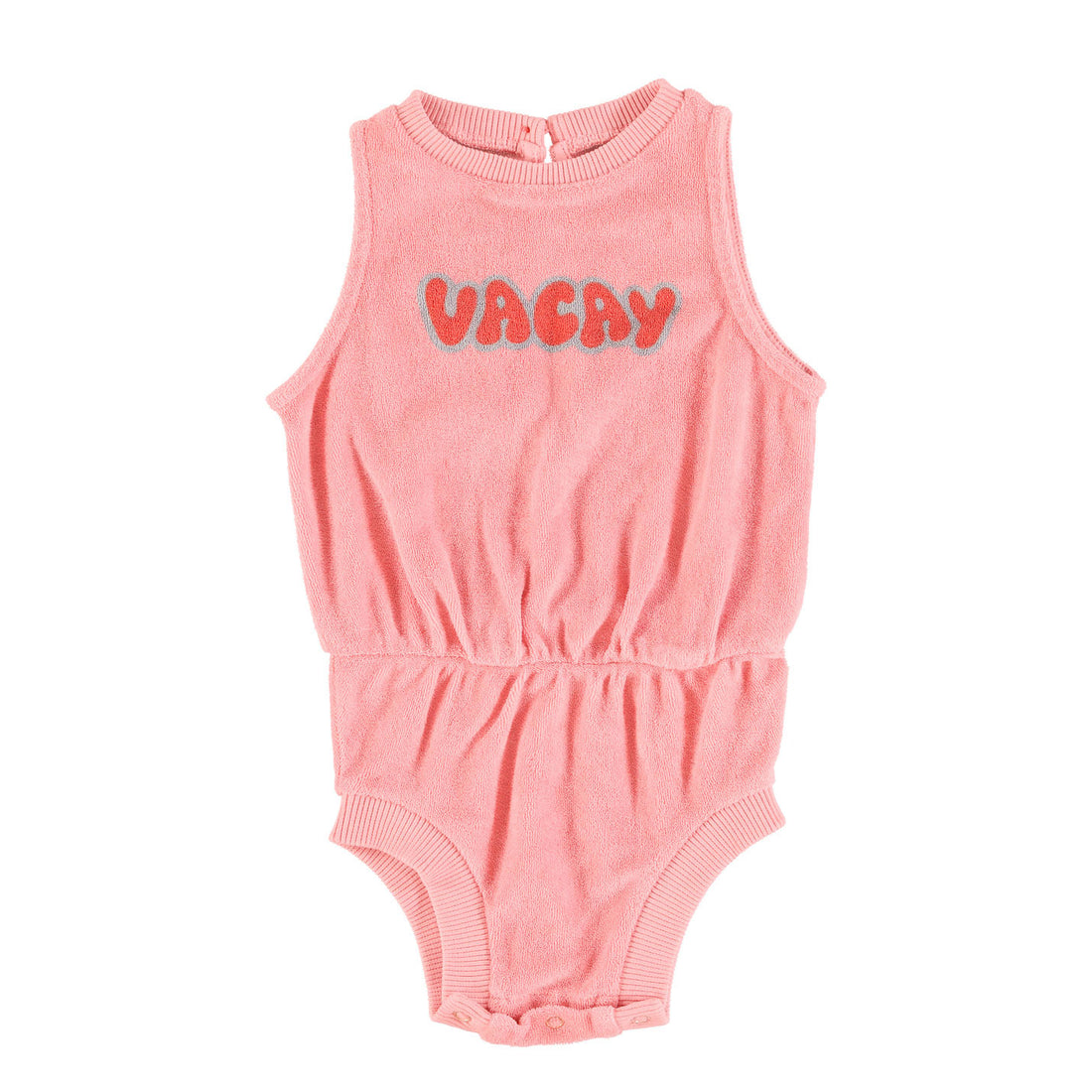 Piupiuchick Pink Vacay Playsuit