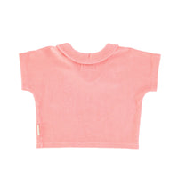 Piupiuchick Pink Cheers Collar T-Shirt