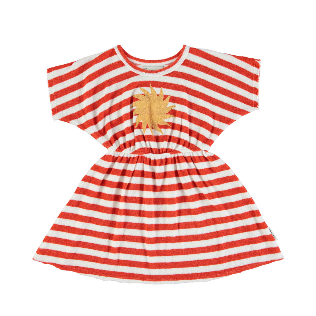 Piupiuchick Red Striped Short Dress