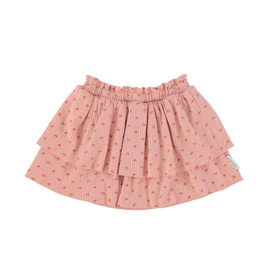 Piupiuchick Light Pink Sunshade AO Layered Skirt