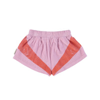 Piupiuchick Lilac Stripe Shorts