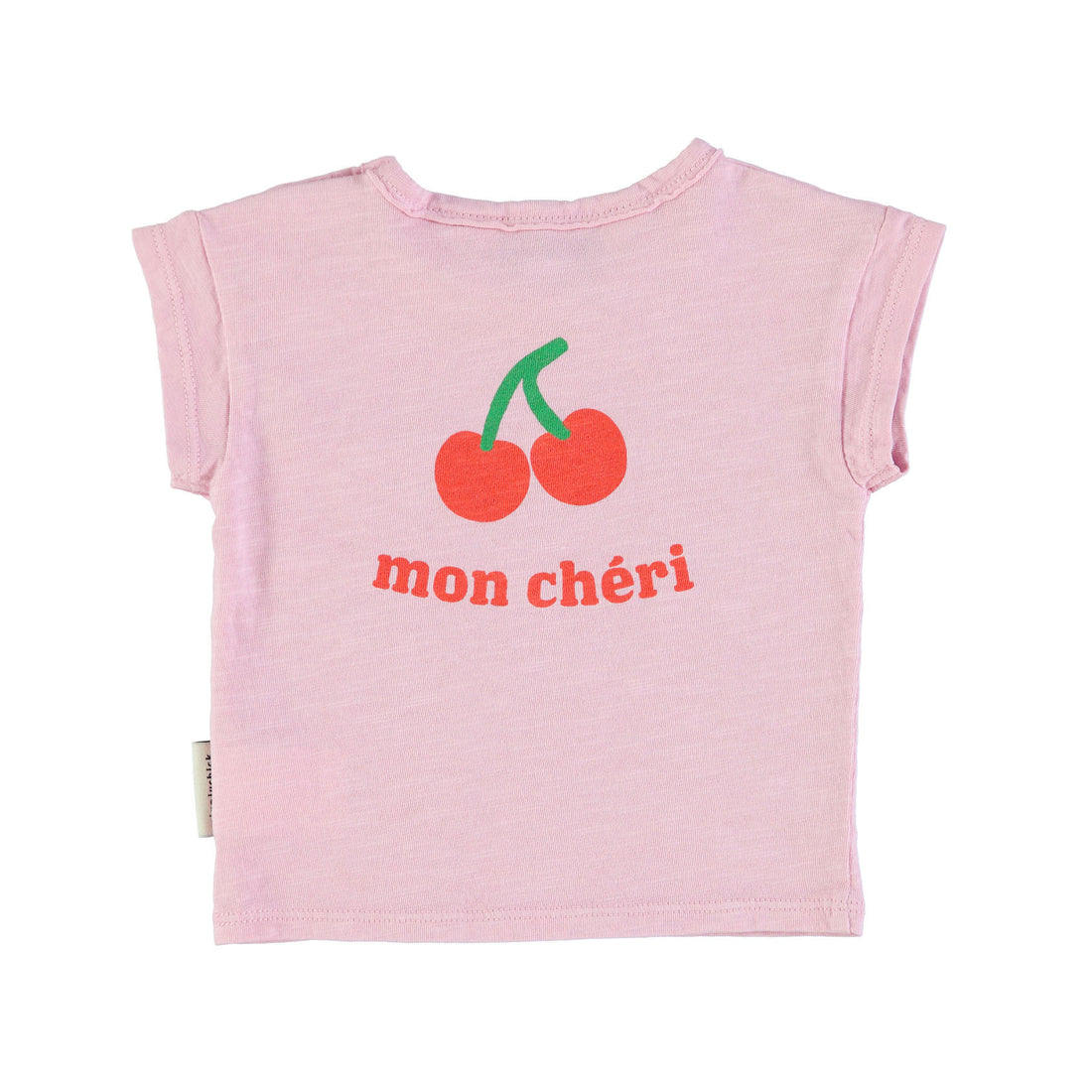 Piupiuchick Lilac Cherry Print Baby T-Shirt