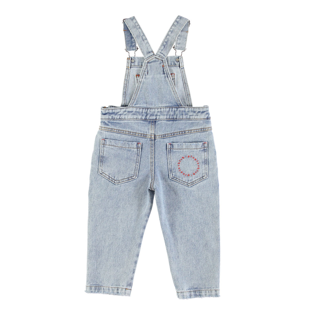 Piupiuchick Washed Blue Denim Dungarees