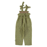 Piupiuchick Khaki Animal Print Jumpsuit