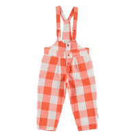 Piupiuchick Red Checkered Suspendered Trouser