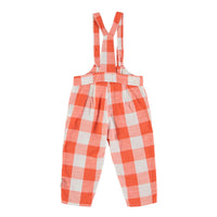 Piupiuchick Red Checkered Suspendered Trouser