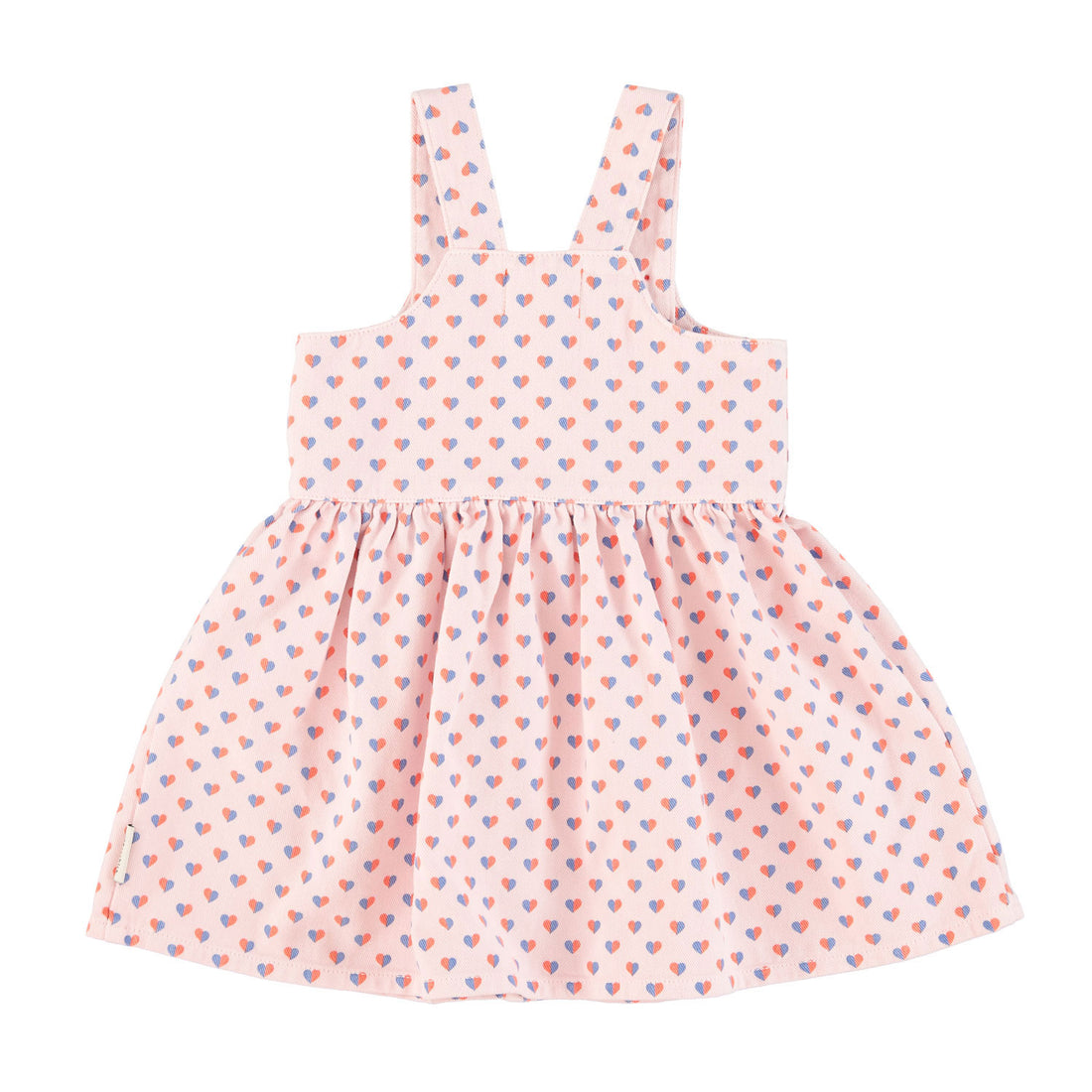 Piupiuchick Light Pink Hearts AO Short Dress
