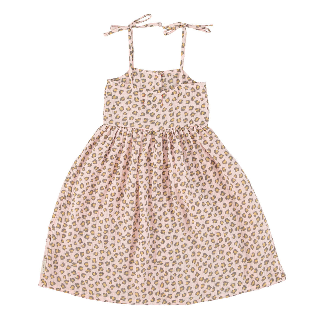 Piupiuchick Light Pink Animal Print Long Dress