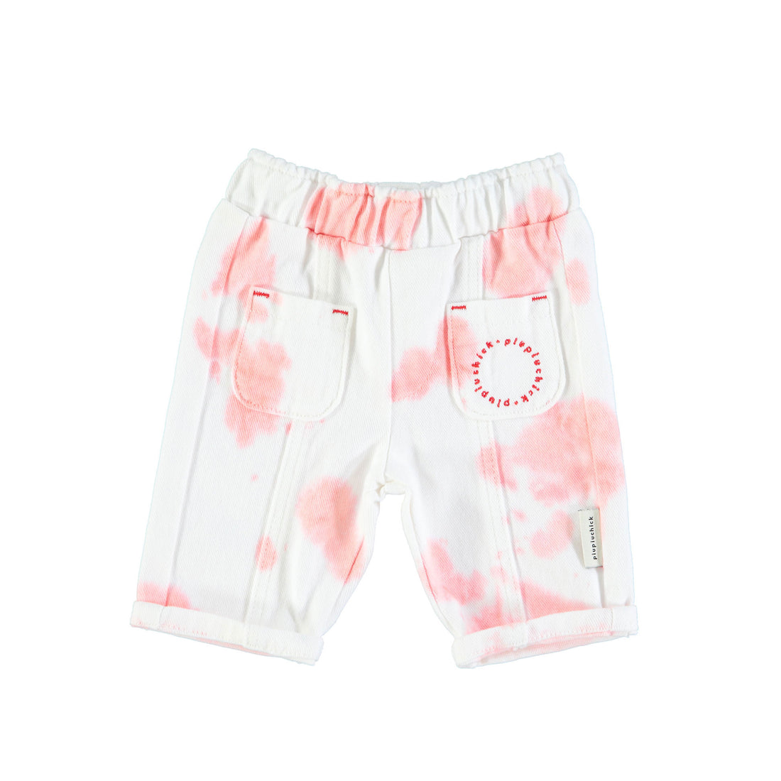 Piupiuchick Pink Tie Dye Baby Trousers