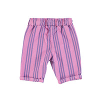 Piupiuchick Lavender Striped Baby Trousers