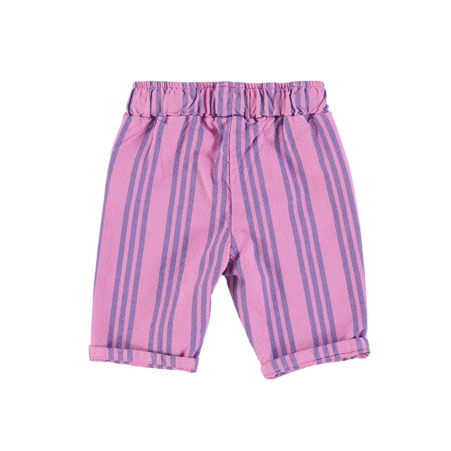Piupiuchick Lavender Striped Baby Trousers
