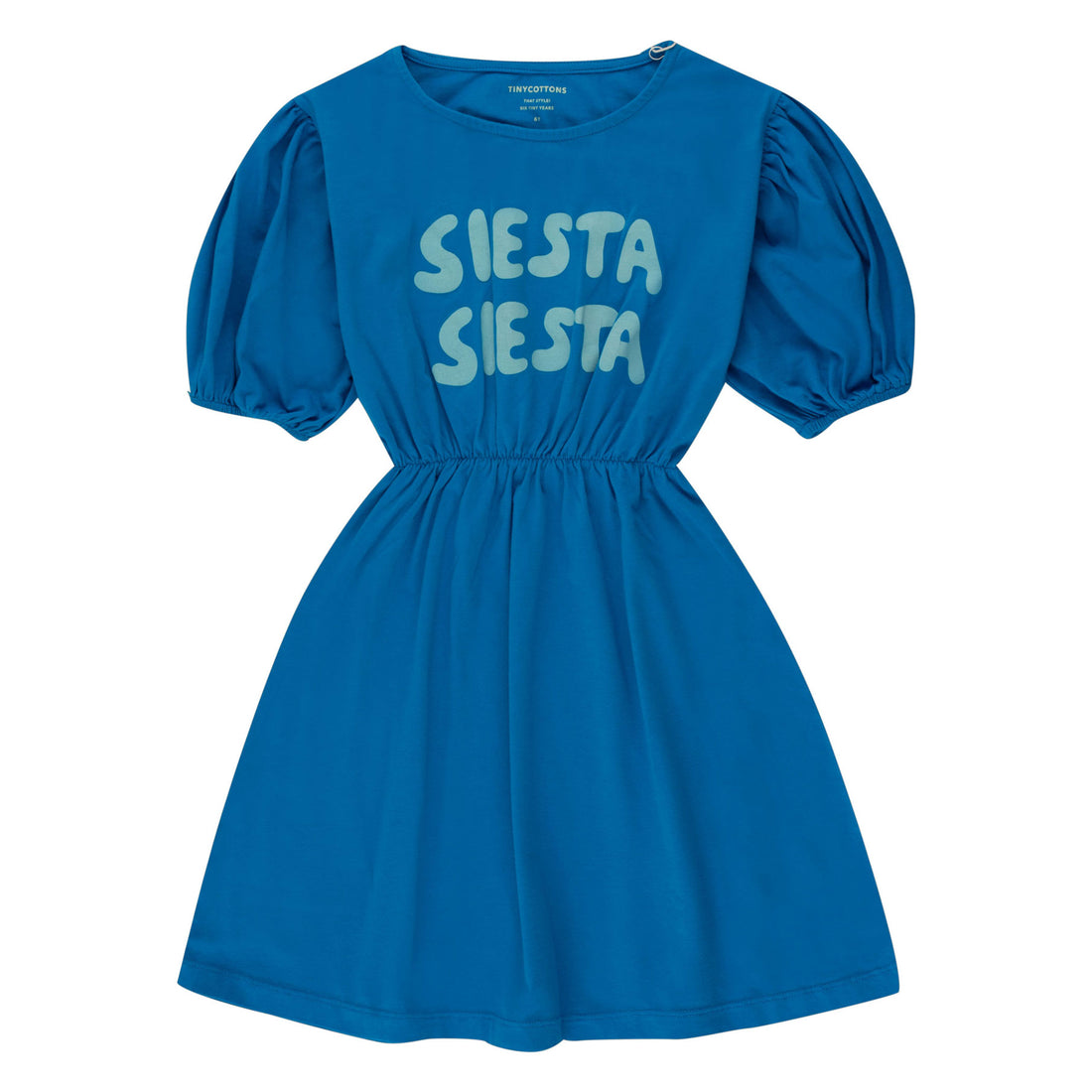 Tiny Cottons Lapis Blue/Light Cream Siesta Dress