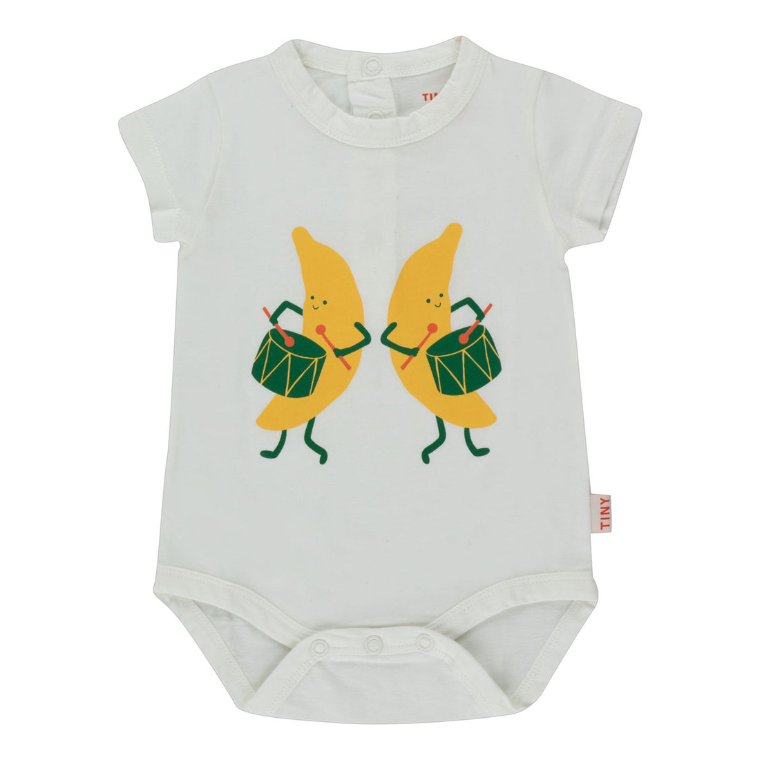 Tiny Cottons Off-White/Yellow Banana Comparsa Body