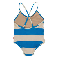 Tiny Cottons Light Cream/Lapis Blue Paraiso Swimsuit
