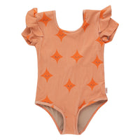 Tiny Cottons Papaya Sparkle Swimsuit