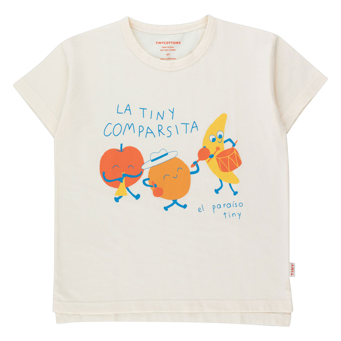 Tiny Cottons Light Cream Comparsita Tee