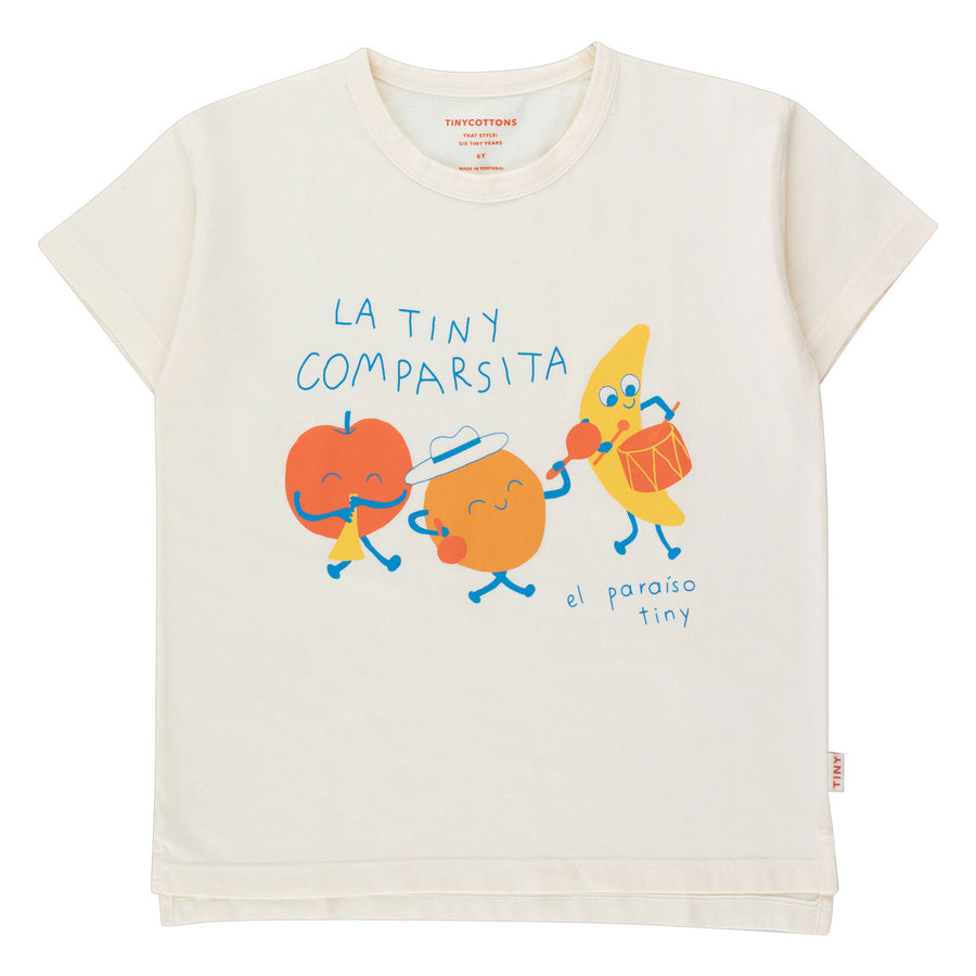 Tiny Cottons Light Cream Comparsita Tee