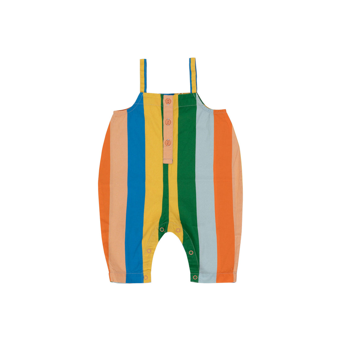 Tiny Cottons Multicolor Multicolor Stripes One-Piece
