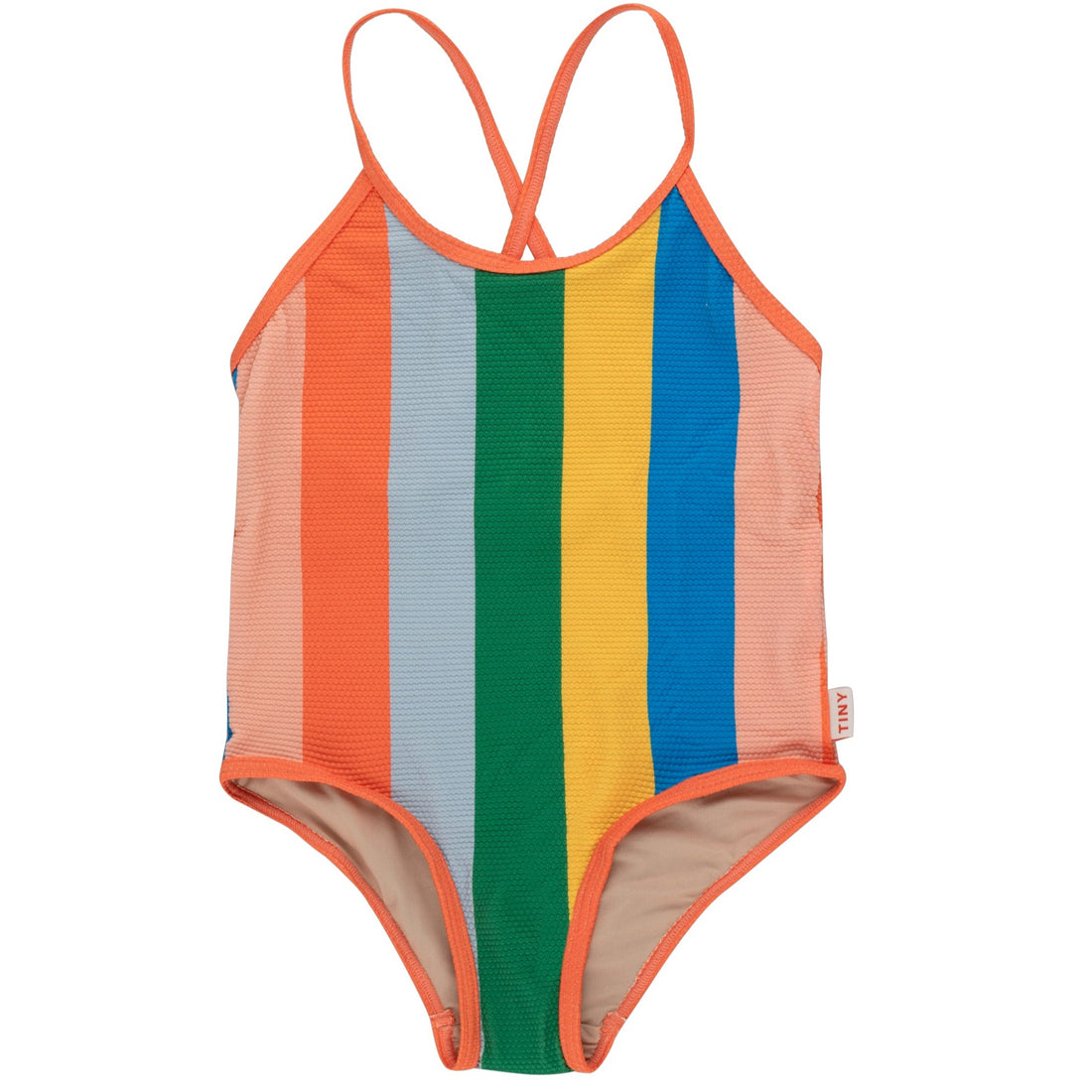 Tiny Cottons Multicolor Multicolor Stripes Swimsuit