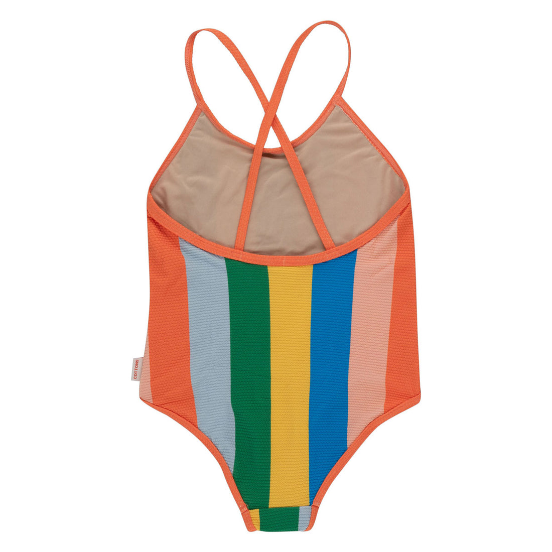 Tiny Cottons Multicolor Multicolor Stripes Swimsuit