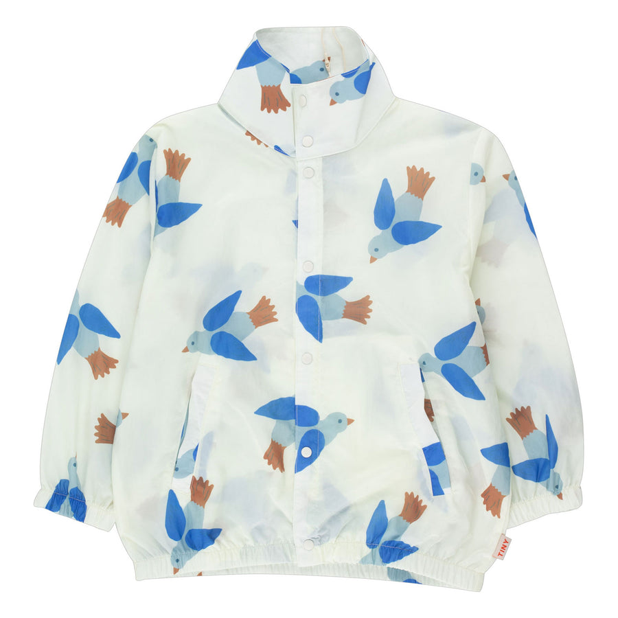 Tiny Cottons Off-White Birds Jacket