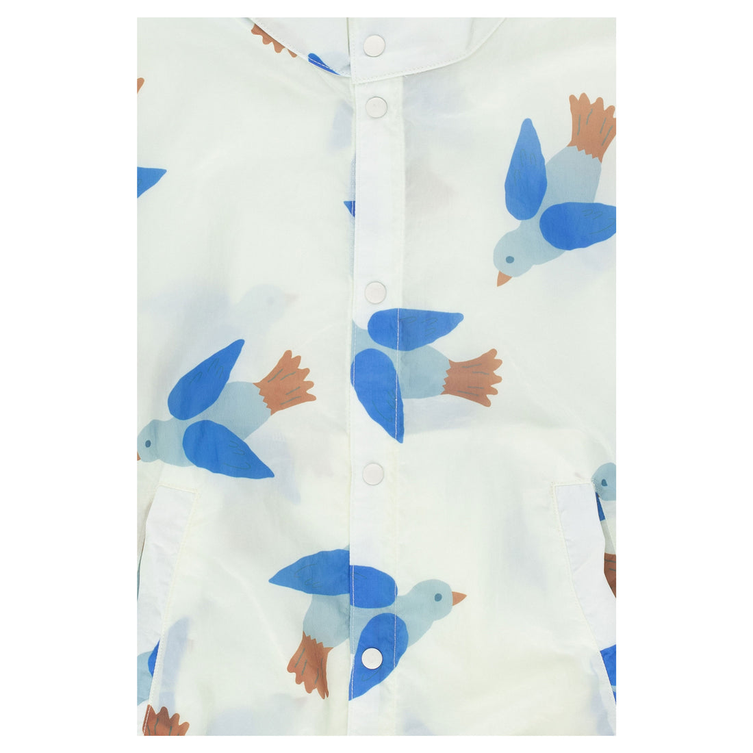 Tiny Cottons Off-White Birds Jacket
