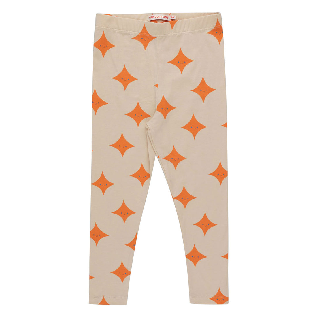 Tiny Cottons Dark Vanilla/Tangerine Sparkle Pant