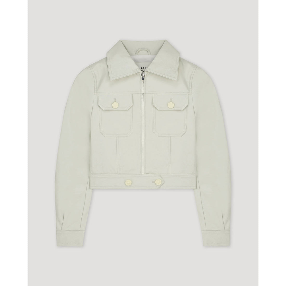 Les Coyotes De Paris Foam Faux-Leather Jacket