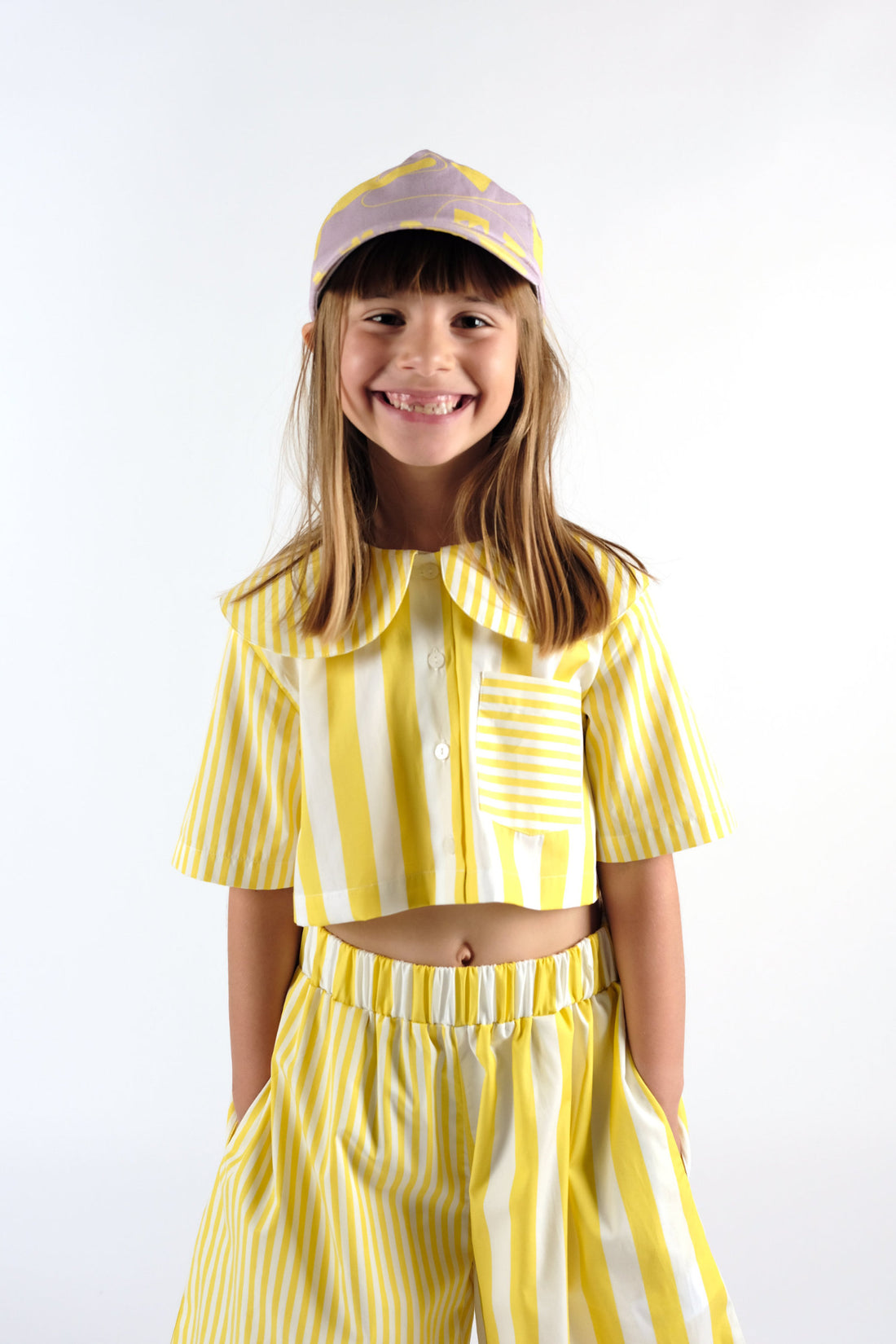 Wolf and Rita Yellow Stripes Leonilde Blouse