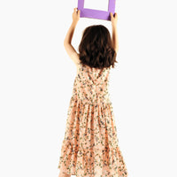 Wolf and Rita Peach Garden Placida Dress