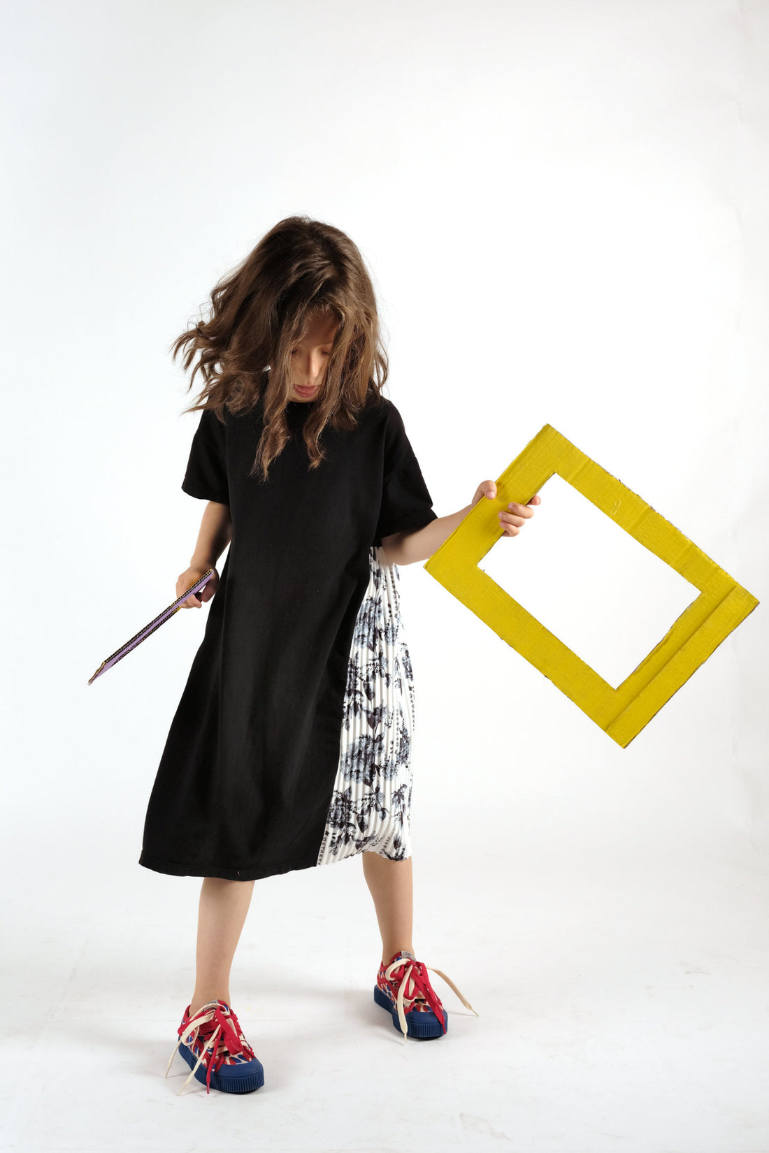 Wolf and Rita Flowers Cru Mafalda Dress