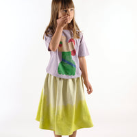 Wolf and Rita Dip Lime Lurdes Skirt