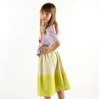 Wolf and Rita Dip Lime Lurdes Skirt