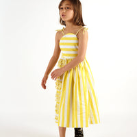 Wolf and Rita Yellow Stripes Amarilis Dress