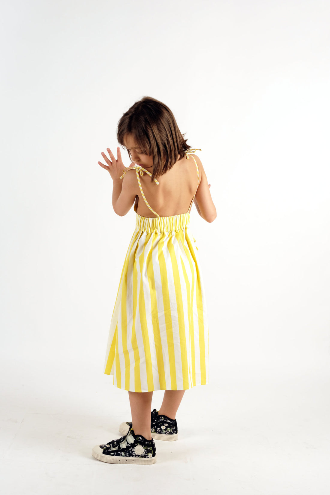 Wolf and Rita Yellow Stripes Amarilis Dress