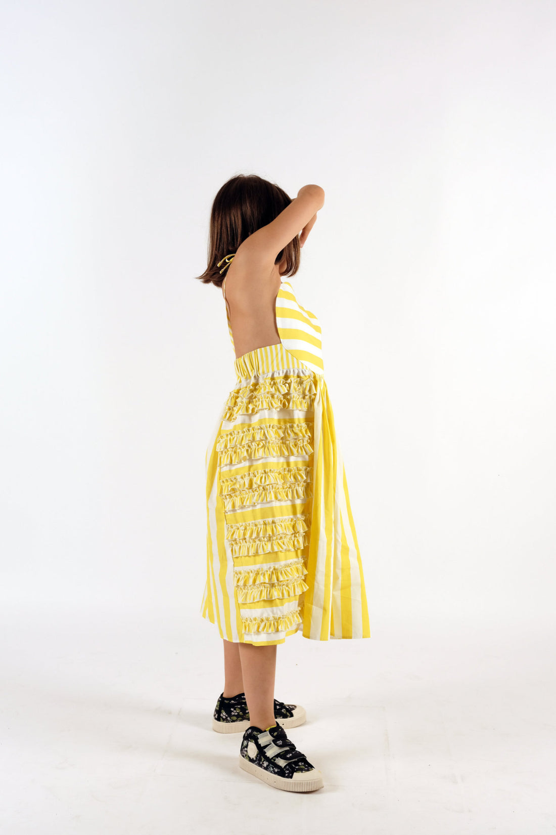 Wolf and Rita Yellow Stripes Amarilis Dress
