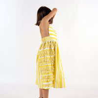 Wolf and Rita Yellow Stripes Amarilis Dress