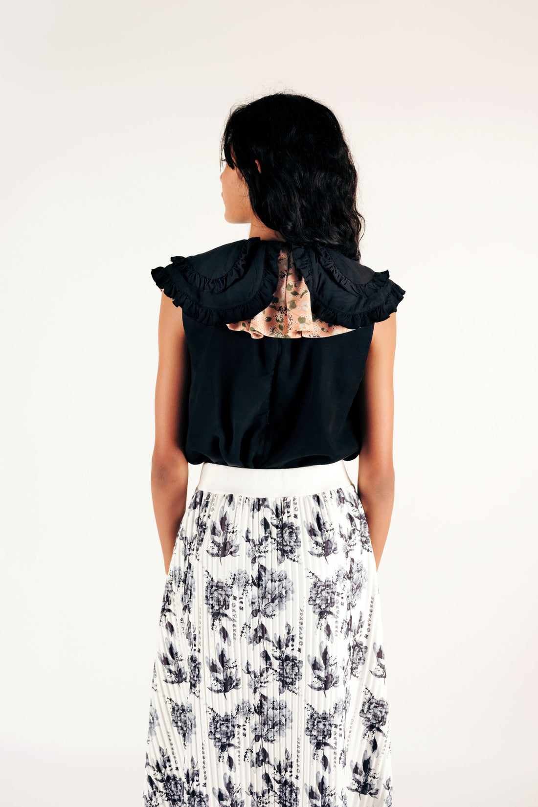 Wolf and Rita Flowers Cru Marlene Skirt
