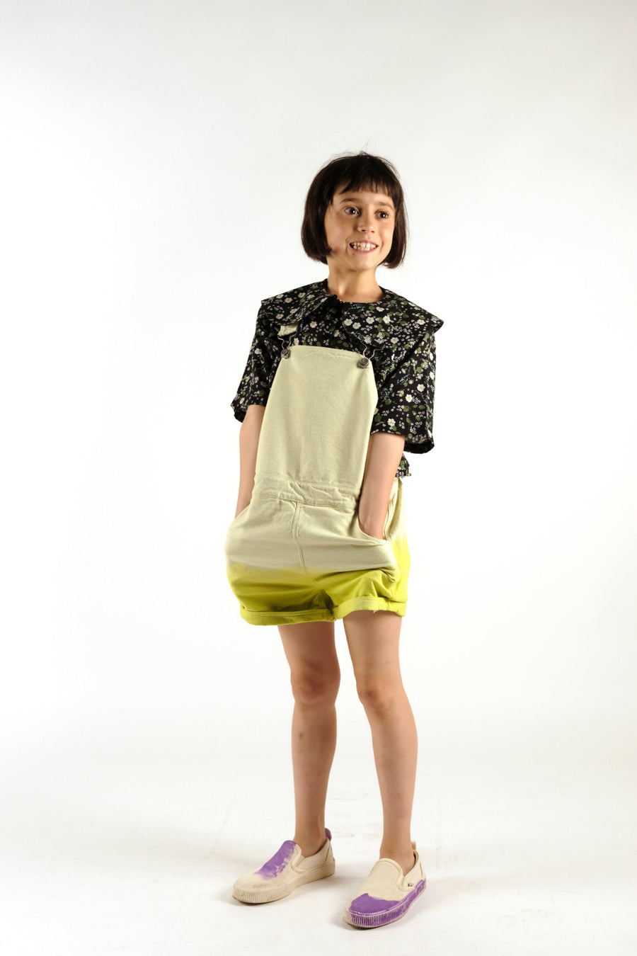 Wolf and Rita Dip Lime Fatima Romper