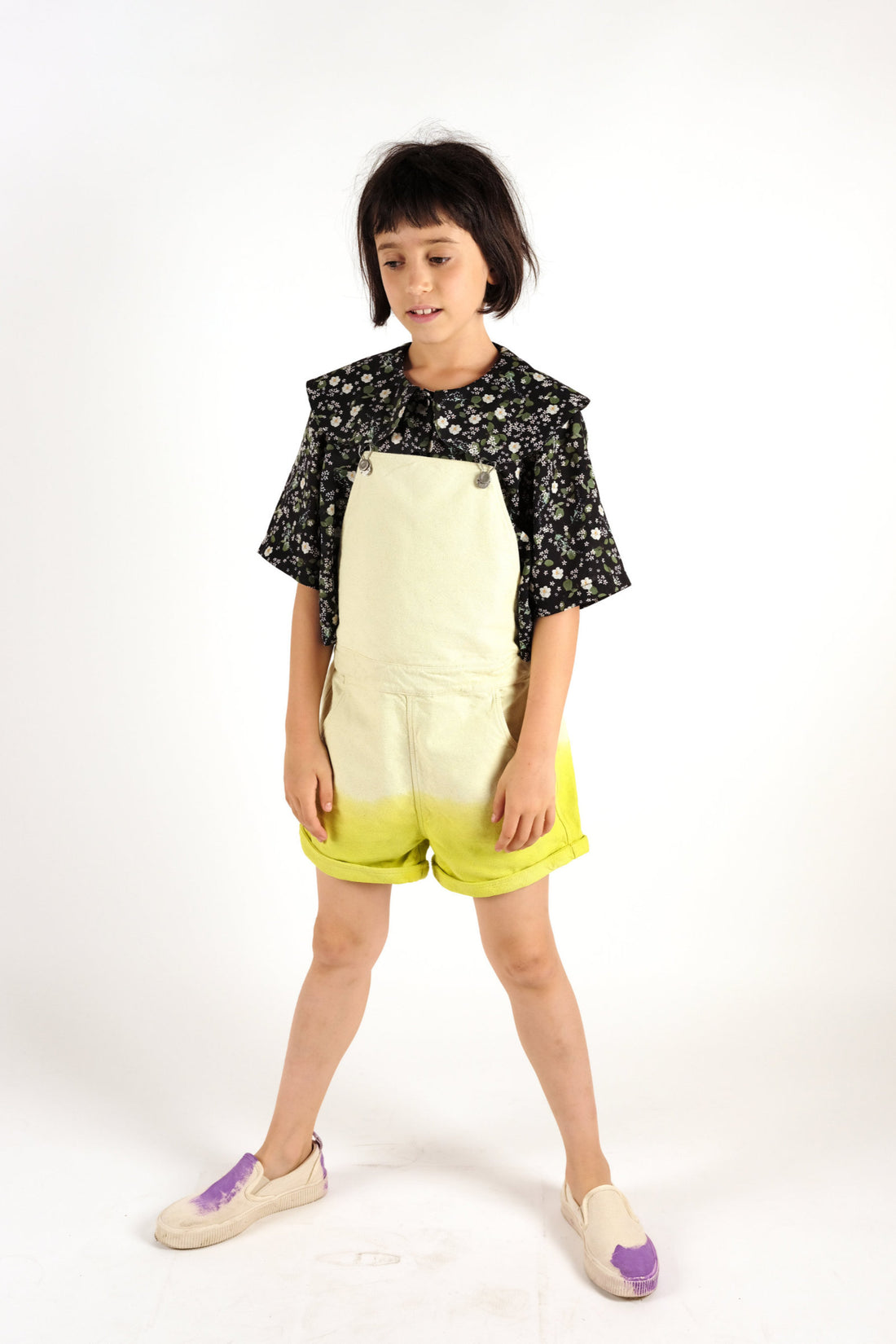 Wolf and Rita Dip Lime Fatima Romper