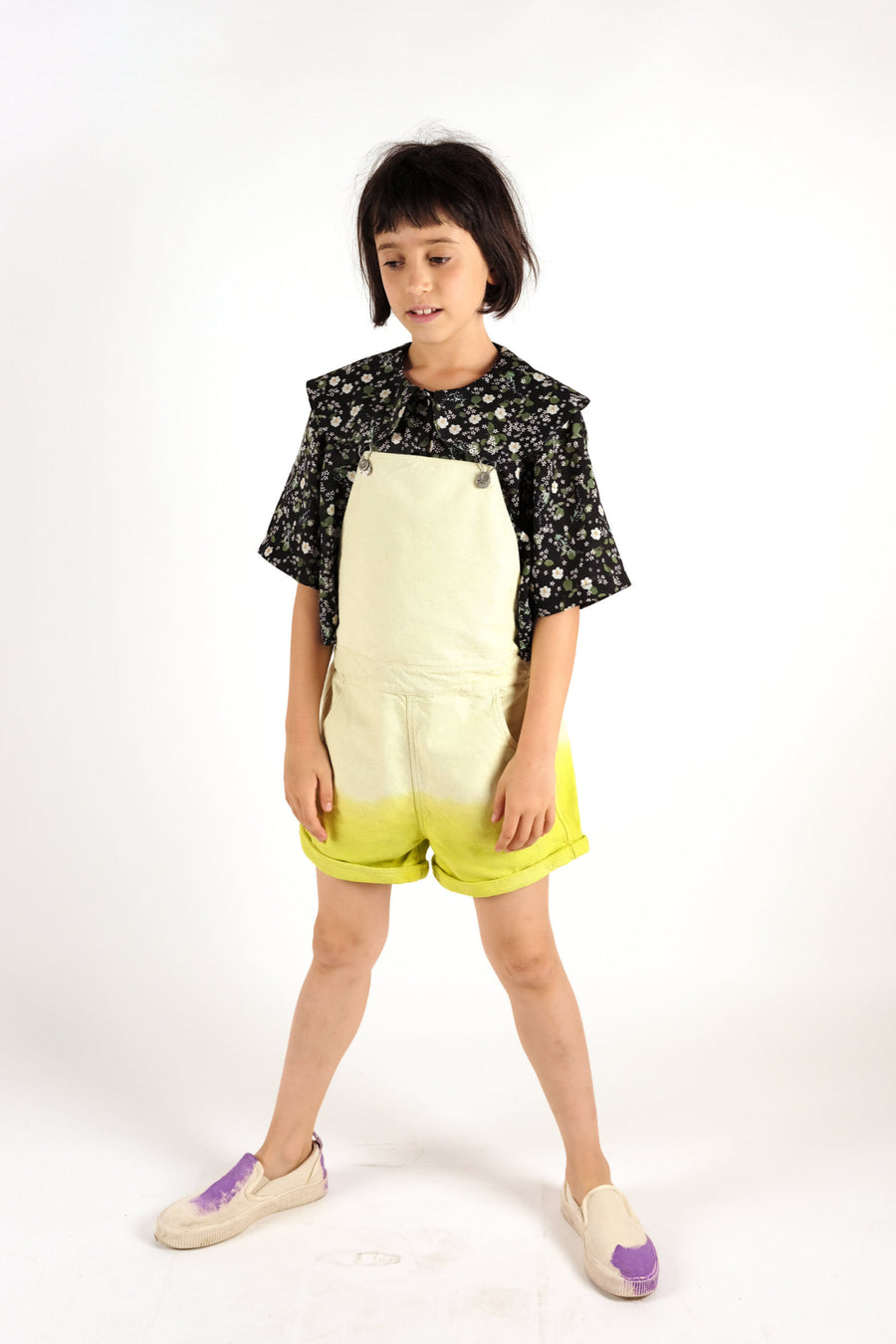 Wolf and Rita Dip Lime Fatima Romper